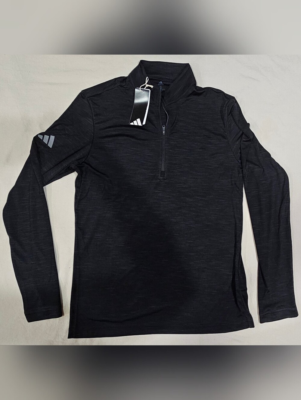 Adidas Men's Black 1/4 Zip Performance Pullover Size Small